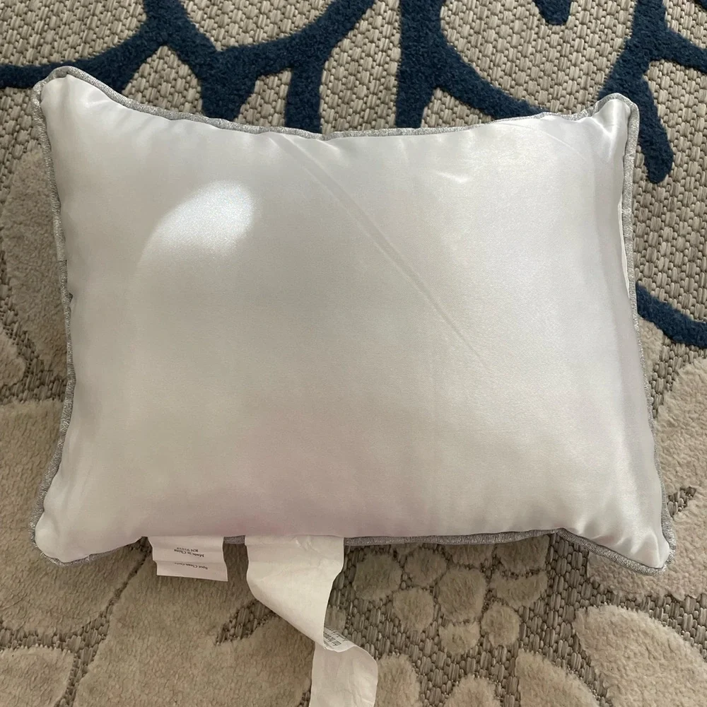 West Elm Shimmering Silver Pillow